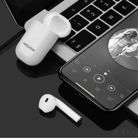 wopow/沃品TWS03plus真无线苹果5.0蓝牙耳机 高还原迷你蓝牙耳机适用iphone8/X 白色